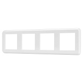 Рамка пластиковая FRM-VERSA-PL-4-WH (Arlight, -)