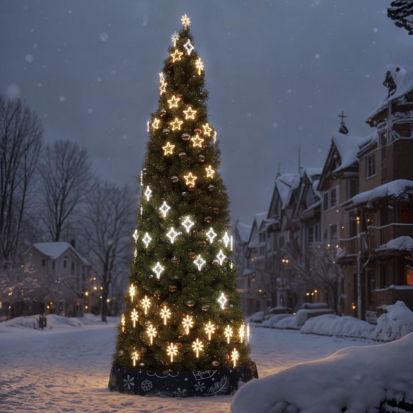 Фигура ARD-STAR-M2-380x250-36LED White (230V, 2.5W) (Ardecoled, IP65) Lednikoff