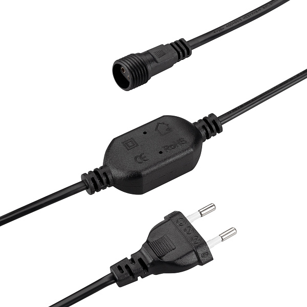 Шнур питания ARD-ICICLE-CLASSIC-1.5M Black (230V, 1.6A) (Ardecoled, -) Lednikoff