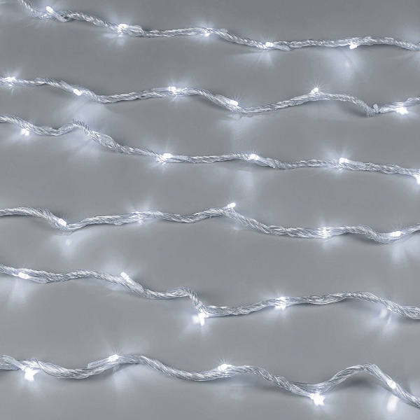Светодиодная гирлянда ARD-STRING-HOME-10000-CLEAR-99LED-RUN WHITE (230V, 10.5W) (Ardecoled, IP20) Lednikoff