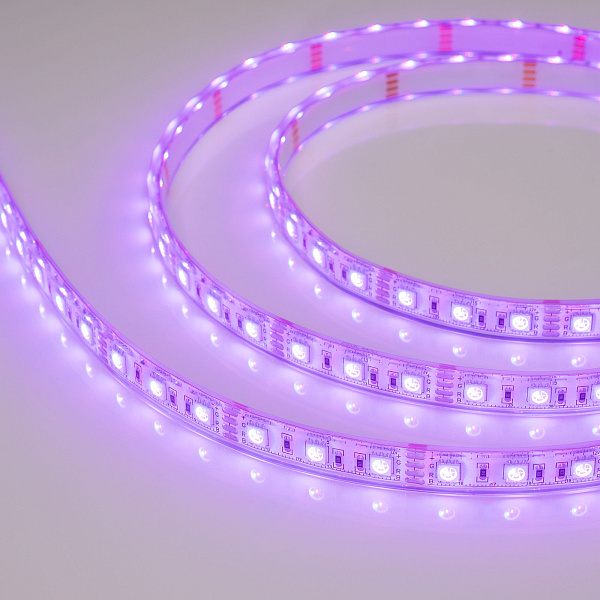 Светодиодная лента герметичная RTW-PU-B60-12.5mm 12V RGB (14.4 W/m, IP68, Wire 2m, 5m) (Arlight, -) Lednikoff