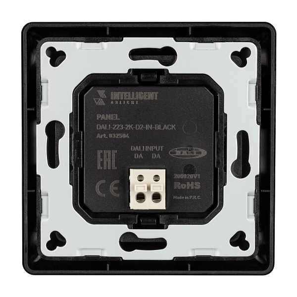 INTELLIGENT ARLIGHT Панель DALI-223-2K-D2-IN-BLACK (BUS, Free purpose) (IARL, -) Lednikoff