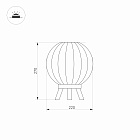 Светильник LGD-PEARL-TAB-7W Warm3000 (GR, 164 deg, 230V) (Arlight, IP65 Металл, 3 года) Lednikoff