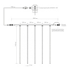 Светодиодная гирлянда ARD-ICEFALL-CLASSIC-D12-1000-5PCS-CLEAR-120LED-LIVE RGB (230V, 11W) (Ardecoled, IP65) Lednikoff