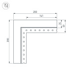 Угол SL-LINIA32-FANTOM-EDGE внутренний (Arlight, Металл) Lednikoff