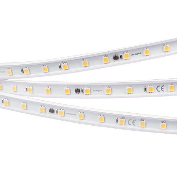 Светодиодная лента герметичная ARL-PV-B54-15.5mm 230V Warm2700 (8 W/m, IP65, 5060, 50m) (Arlight, -) Lednikoff
