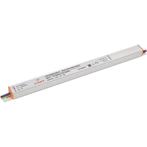 Блок питания ARV-12024-LONG-A (12V, 2A, 24W) (Arlight, IP20 Металл, 2 года) Lednikoff