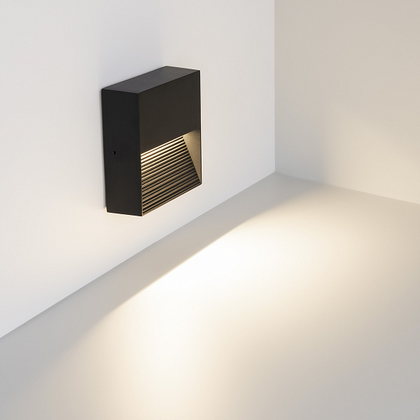 Светильник LGD-RIBONIK-S114x114-5W Day4000 (Черный, 50 deg, 230V) (Arlight, IP65 Металл, 5 лет) Lednikoff