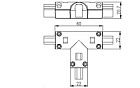 Соединитель тройной ARL-CLEAR-Mini-2x90 (16x8mm) (Arlight, Металл)