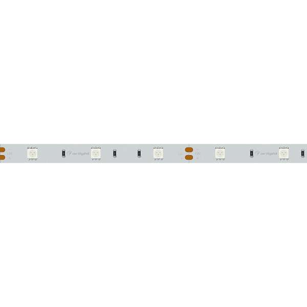 Светодиодная лента RTW 2-5000SE 12V Yellow (5060, 150 LED, LUX) (Arlight, 7.2 Вт/м, IP65) Lednikoff
