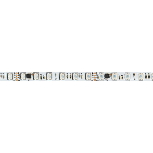 Светодиодная лента DMX-B72-10mm 24V RGB-PX6 (16 W/m, IP20, 5060, 5m) (Arlight, -) Lednikoff