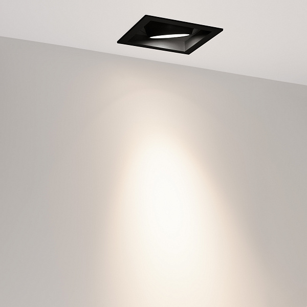 Светильник MS-VORTEX-BUILT-S140x140-30W Day4000 (BK-BK, 30 deg, 230V) (Arlight, IP20 Металл, 5 лет) Lednikoff