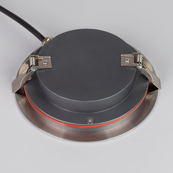 Светильник ART-GROUND-SLIM-R160-15W Warm3000 (SL, 30 deg, 24V) (Arlight, IP67 Металл, 3 года) Lednikoff