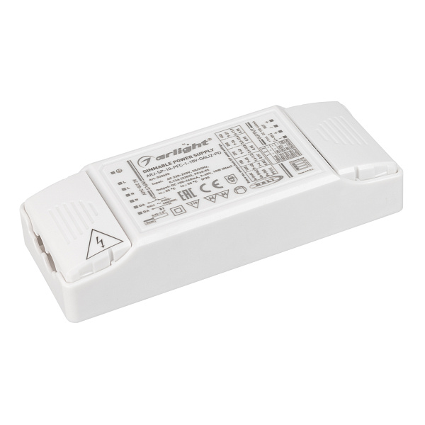 Блок питания ARJ-SP-10-PFC-1-10V-DALI2-PD (10W, 100-440mA) (Arlight, IP20 Пластик, 5 лет) Lednikoff