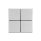 INTELLIGENT ARLIGHT Кнопочная панель KNX-304-23-IN Silver (BUS, Frame) (IARL, IP20 Металл, 2 года) Lednikoff