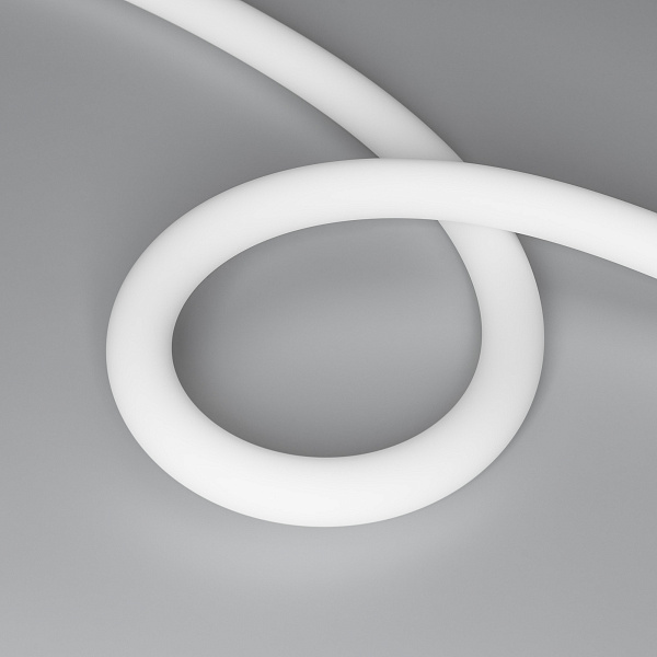 Светодиодная лента герметичная MOONLIGHT-TOP-M768-D25mm 24V White-MIX 360deg (14.4 W/m, IP65, 2216, 5m, wire x1) (Arlight, Вывод прямой, 3 года)