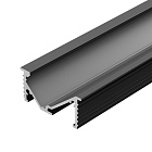 Профиль SL-BEVEL-W32-F-2000 ANOD BLACK (Arlight, Алюминий) Lednikoff