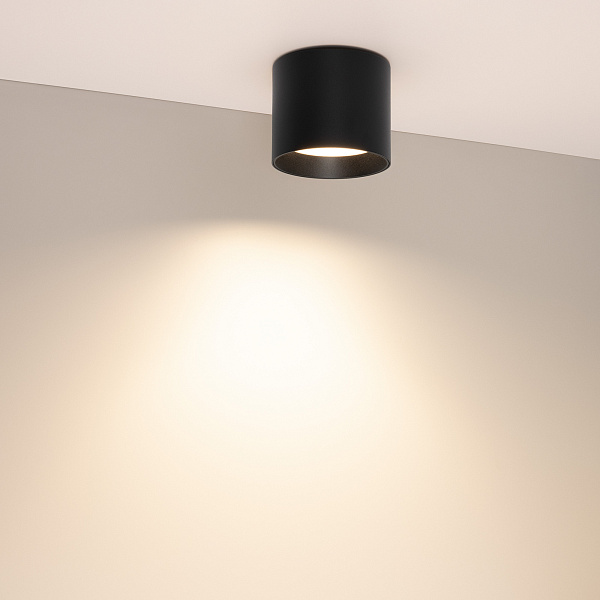 Светильник SP-BISCOTTO-R90-8W Warm3300-MIX (BK, 80 deg, 230V) (Arlight, IP54 Металл, 5 лет) Lednikoff