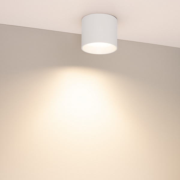 Светильник SP-BISCOTTO-R90-8W Warm3300-MIX (WH, 80 deg, 230V) (Arlight, IP54 Металл, 5 лет) Lednikoff