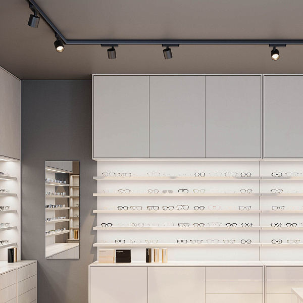 Светильник LGD-DYKE-2TR-R75-16W Warm3000 (BK, 20 deg, 230V) (Arlight, IP20 Металл, 5 лет)