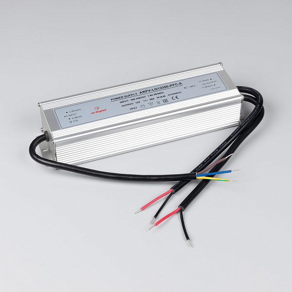 Блок питания ARPV-LG12350-PFC-A (12V, 29.0A, 350W) (Arlight, IP67 Металл, 5 лет) Lednikoff