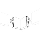 Угол S2-WALL-X2-H128-L90N внутренний (Arlight, Металл) Lednikoff
