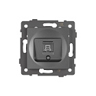 Механизм компьютерной розетки SCT-MPC1-PL-GR-V (RJ-45, CAT6) (Arlight, -) Lednikoff