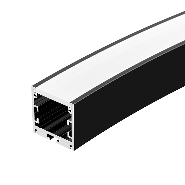 Профиль SL-ARC-3535-D1500-A90 BLACK (1180мм, дуга 1 из 4) (Arlight, Алюминий) Lednikoff