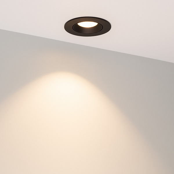 Светильник MS-ATOLL-BUILT-TURN-R94-10W Warm3000 (BK, 60 deg, 230V) (Arlight, IP54 Металл, 5 лет) Lednikoff