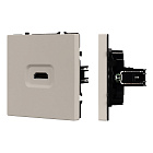 Механизм HDMI розетки SCT-NOBE-MHD1-SFPL-CA (Arlight, Кашемир) Lednikoff