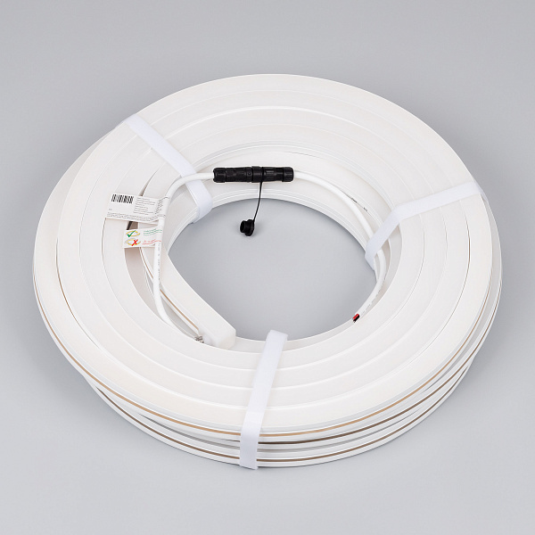 Светодиодная лента герметичная MOONLIGHT-SIDE-X280-20x20mm 24V Day4000(10 W/m, IP67, 15m, wire x1) (Arlight, Вывод боковой, 5 лет)