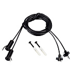 Подвес токопроводящий ARL-SL-LINE 2x2m Set BLACK (Arlight, провод 2x0.5) Lednikoff