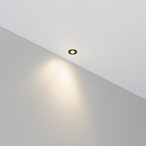 Светильник ART-PICCOLO-BUILT-R13-1W Day4000 (BK, 30 deg, 3V) (Arlight, IP40 Металл, 3 года) Lednikoff