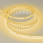 Светодиодная лента RT-A120-8mm 24V Yellow (9.6 W/m, IP20, 2835, 5m) (Arlight, Открытый) Lednikoff