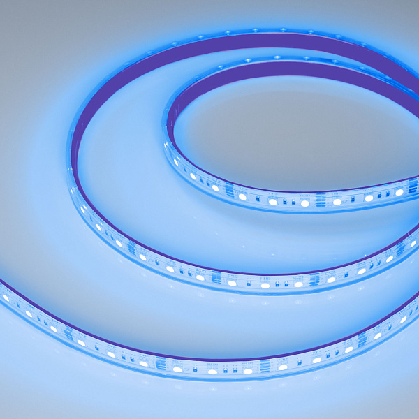 Светодиодная лента герметичная RTW-PS-B60-12mm 12V RGB (14.4 W/m, IP67, 5060, 5m) (Arlight, 14.4 Вт/м, IP67) Lednikoff