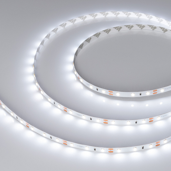 Светодиодная лента RT-A60-8mm 12V White6000 (2 W/m, IP20, 2835, 5m) (Arlight, -) Lednikoff