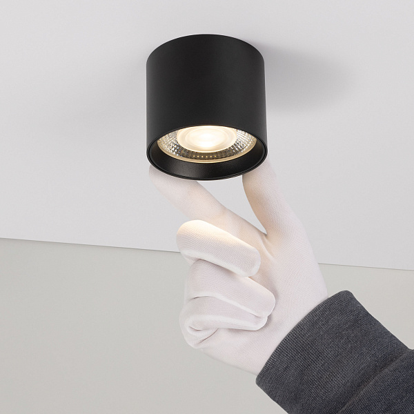 Светильник SP-DICE-R77-10W Warm3000 (BK, 24 deg, 230V) (Arlight, IP54 Металл, 5 лет) Lednikoff