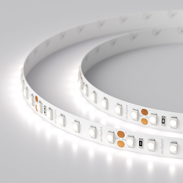 Светодиодная лента RT 2-5000-50m 24V White6000 2x (3528, 120 LED/m, LUX) (Arlight, 9.6 Вт/м, IP20) Lednikoff