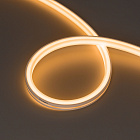 Светодиодная лента герметичная MOONLIGHT-TOP-U-A156-13x12mm 24V Warm2200 (11 W/m, IP67, 5m, wire x2) (Arlight, Вывод боковой, 3 года)