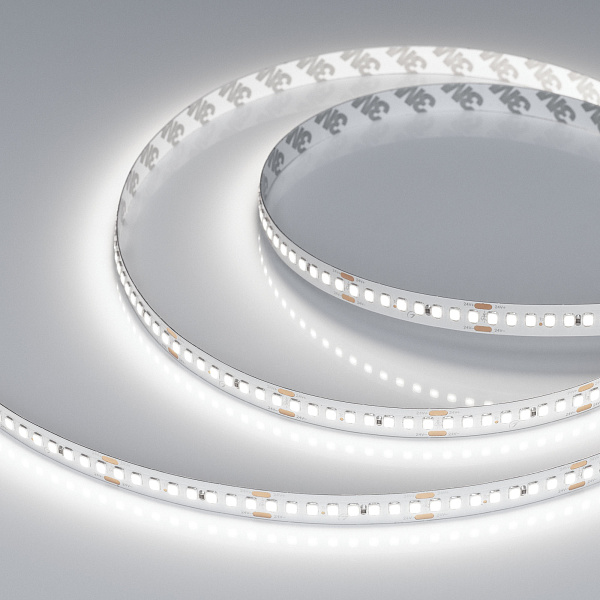Светодиодная лента RT-A192-10mm 24V White6000 (17.6 W/m, IP20, 2835, 5m) (Arlight, высок.эфф.150 лм/Вт) Lednikoff