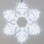 Фигура ARD-SNOWFLAKE-M10-1000x900-504LED White (230V, 31W) (Ardecoled, IP65) Lednikoff
