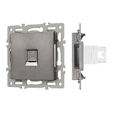 Механизм компьютерной розетки SCT-MPC1-PL-GR (RJ-45, CAT6) (Arlight, -)