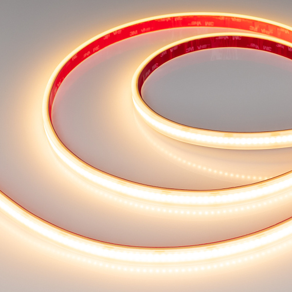 Светодиодная лента герметичная RTW-PS-A240-12mm 24V Warm2700 (19 W/m, IP67, 5m) (Arlight, CRI>90) Lednikoff