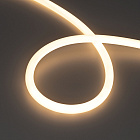 Светодиодная лента герметичная MOONLIGHT-TOP-S-M560-D13mm 24V Warm3000 (13 W/m, IP65, 5m, wire x1, трос) (Arlight, Вывод прямой, 3 года) Lednikoff