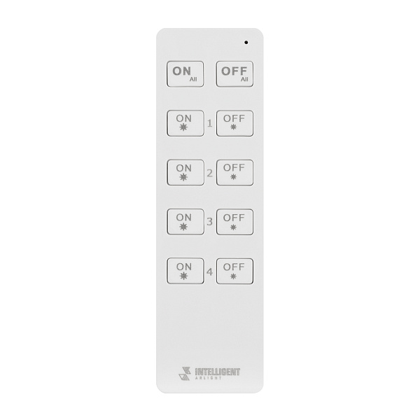 INTELLIGENT ARLIGHT Пульт SMART-801-22-4G-DIM White (3V, 2.4G) (IARL, IP20 Пластик, 5 лет) Lednikoff