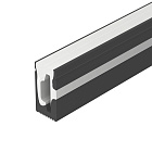 Силиконовый профиль WPH-FLEX-0612-SIDE-S8-5m BLACK (Arlight, Силикон) Lednikoff