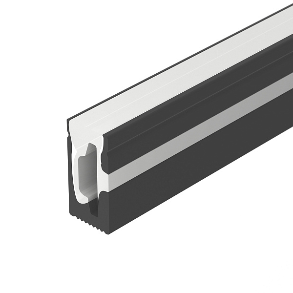 Силиконовый профиль WPH-FLEX-0612-SIDE-S8-5m BLACK (Arlight, Силикон) Lednikoff