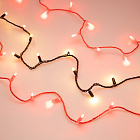 Светодиодная гирлянда ARD-STRING-CLASSIC-10000-BLACK-100LED-MILK-STD Warm (230V, 7W) (Ardecoled, IP65) Lednikoff