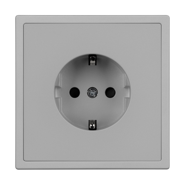 Механизм электрической розетки SCT-NOBE-MEU1-SFPL-IS (230V, 16A) (Arlight, Никель) Lednikoff