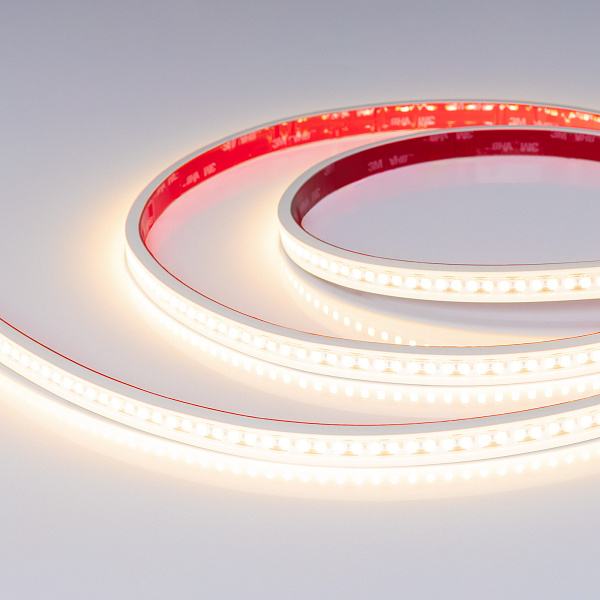 Светодиодная лента герметичная RTW-PS-A180-12mm 48V Warm3000-CX2 (19 W/m, IP67, 10m) (Arlight, CRI>90) Lednikoff